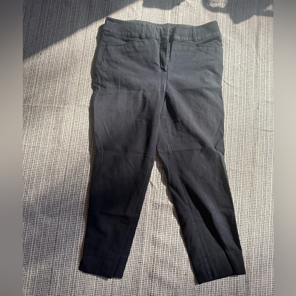 Loft size 8 black ankle work pants